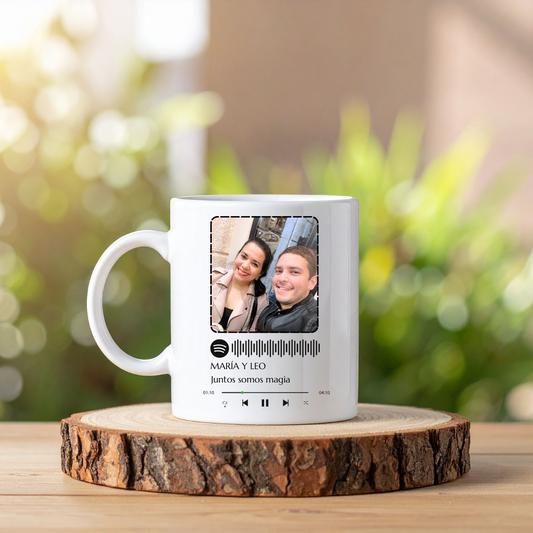 Taza Spotify + foto