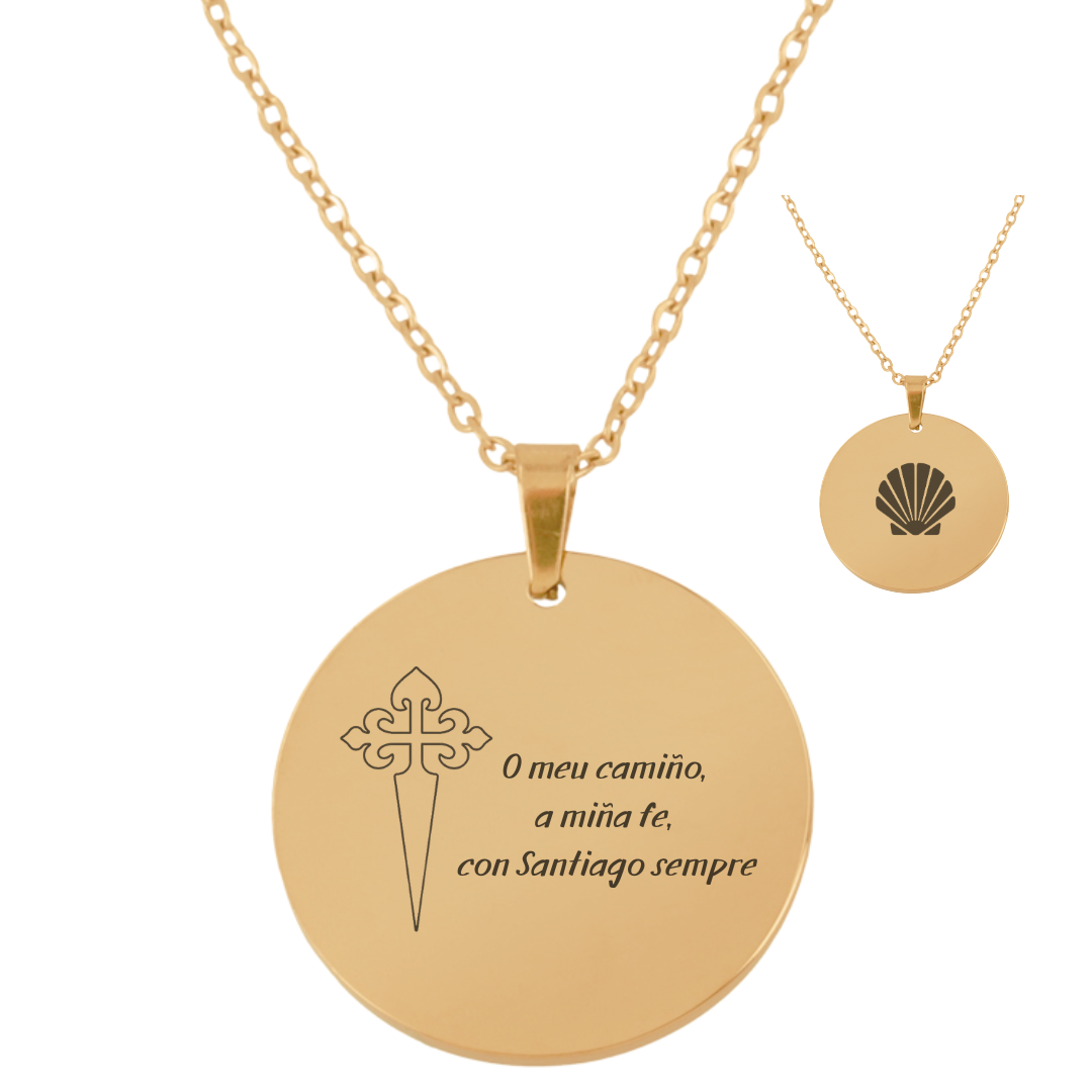 Collar con Santiago sempre