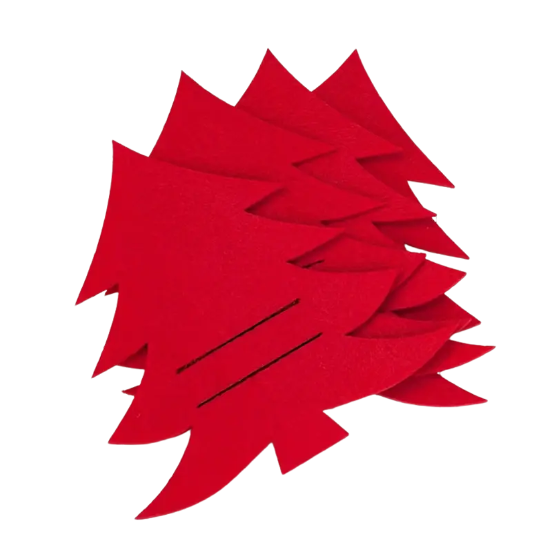 Porta Cubiertos Árbol de Navidad Personalizado