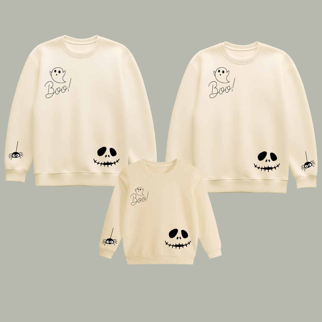 Sudaderas Familiares Halloween – Mamá, Papá y Niño a Juego
