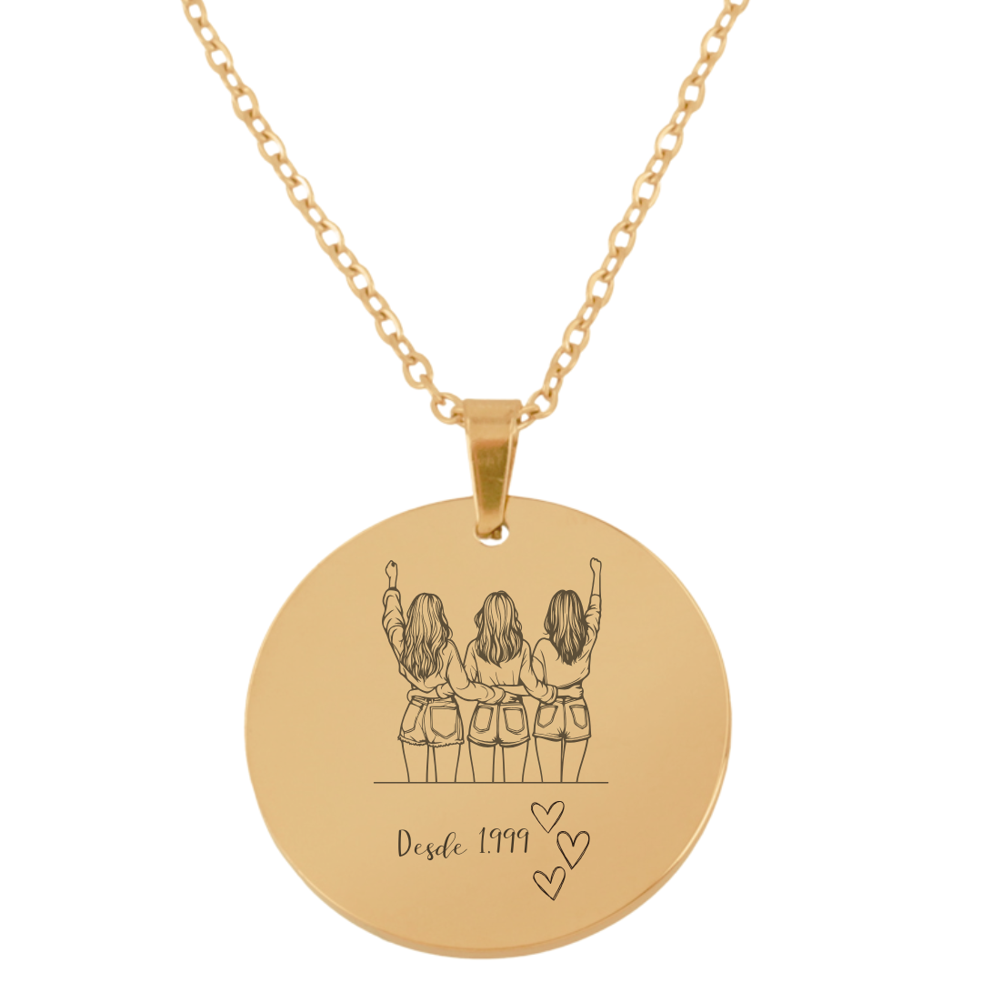 Collar amistad siempre