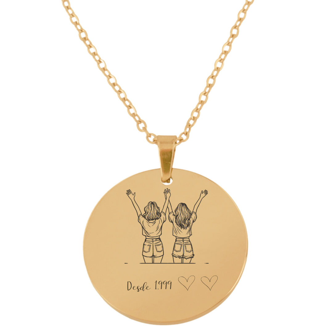 Collar amistad siempre