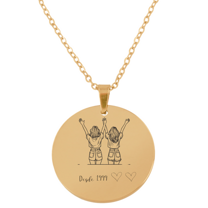 Collar amistad siempre