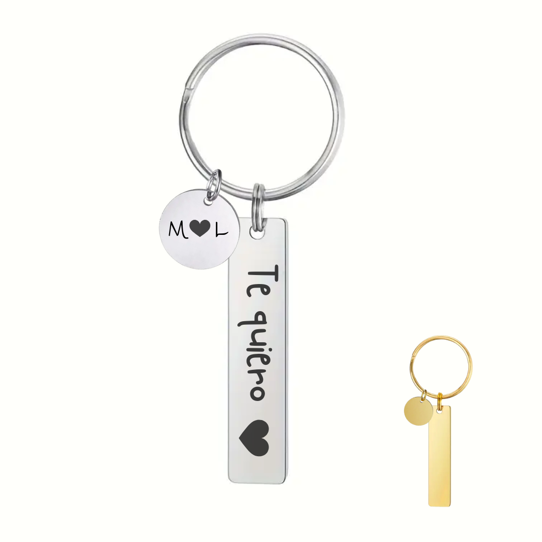 Llavero personalizado rectangular