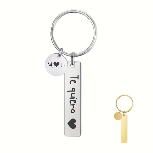 Llavero personalizado rectangular