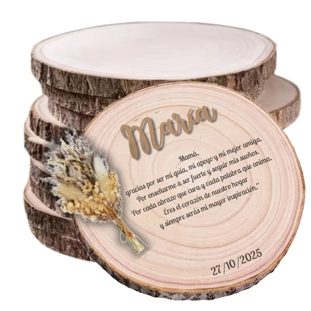 Placas de madera personalizadas