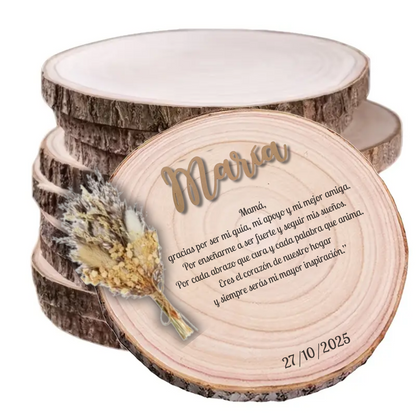 Placas de madera personalizadas