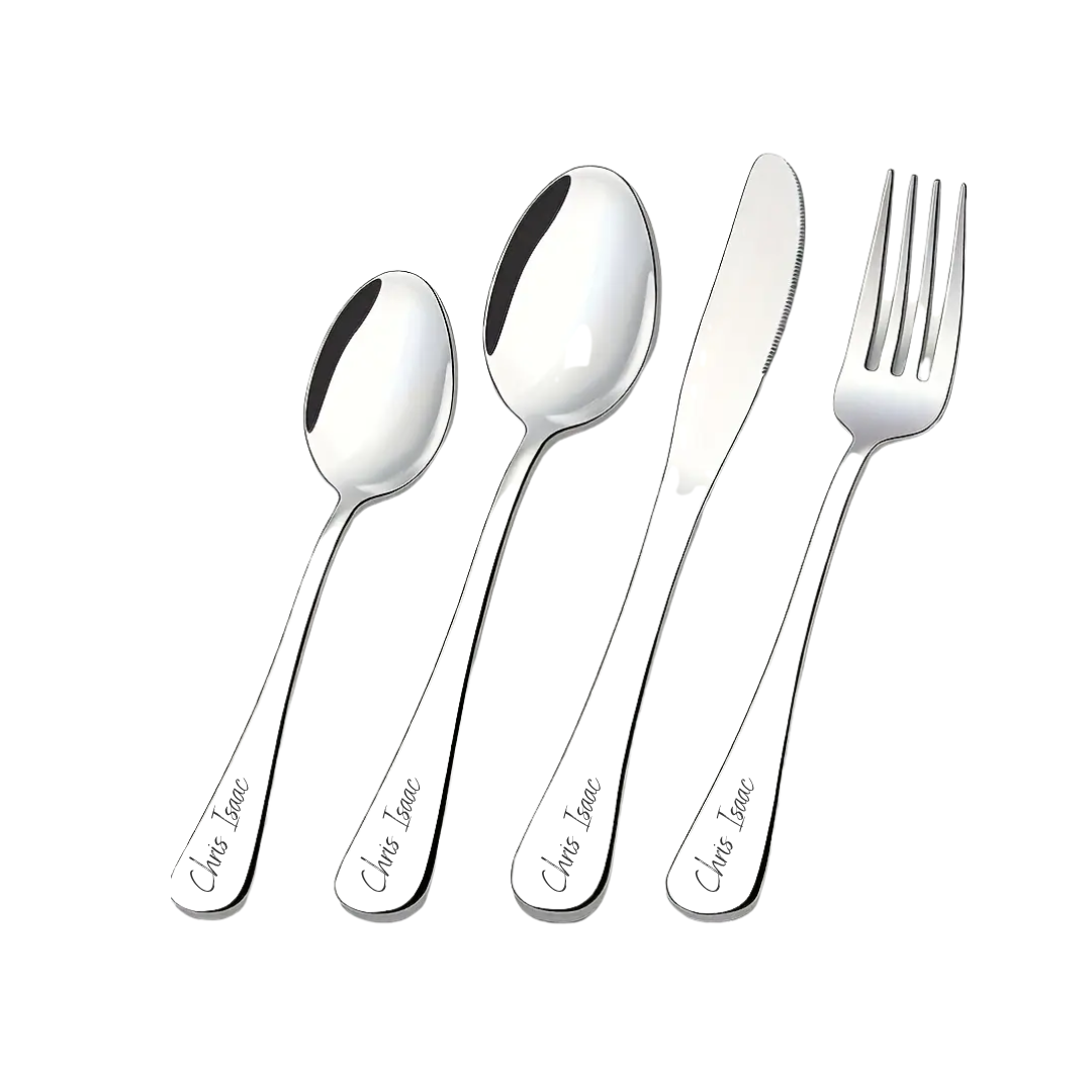 Juego de cubiertos personalizados