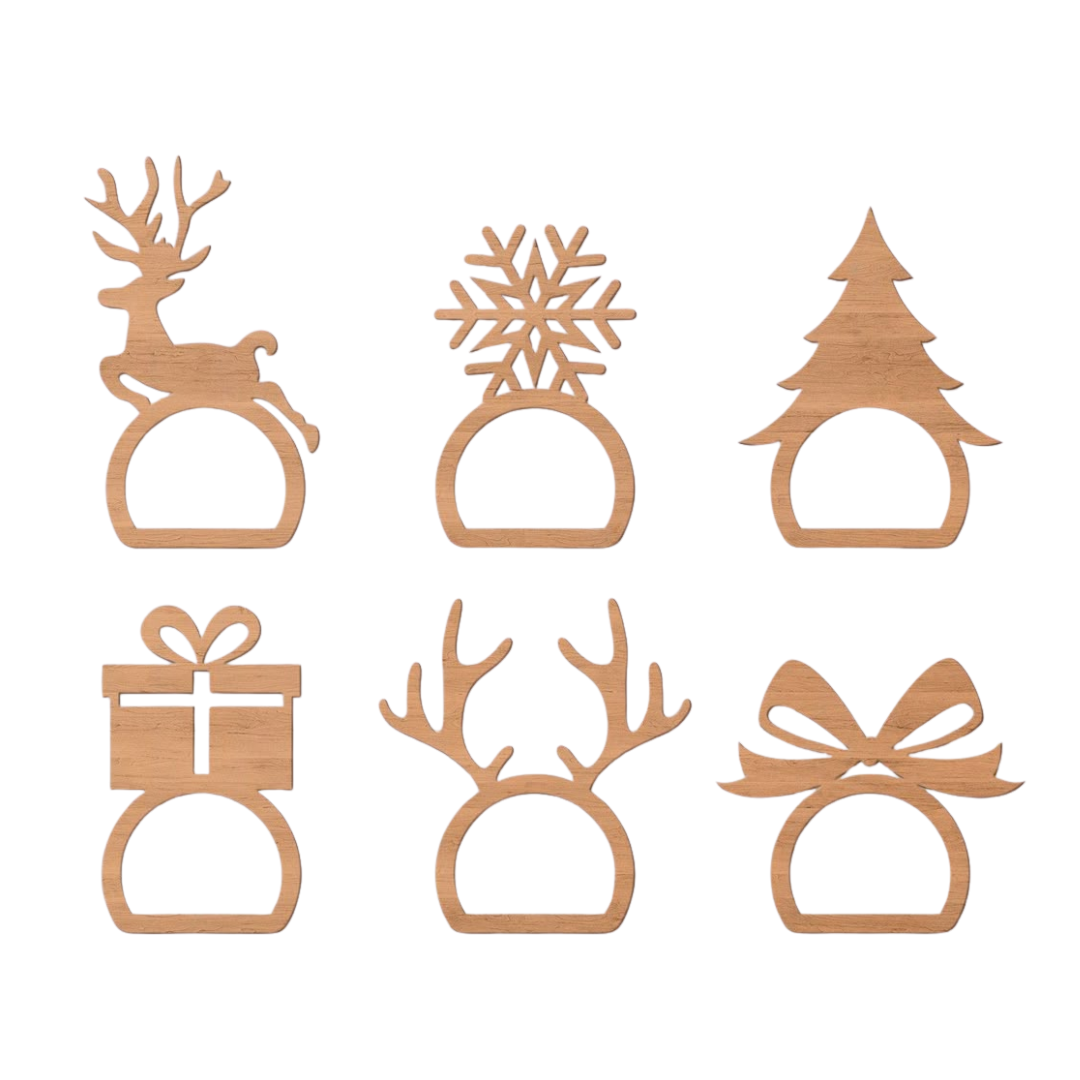 Servilleteros Individuales de Navidad