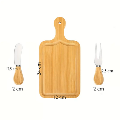 Tabla de Quesos con Cubiertos Personalizados