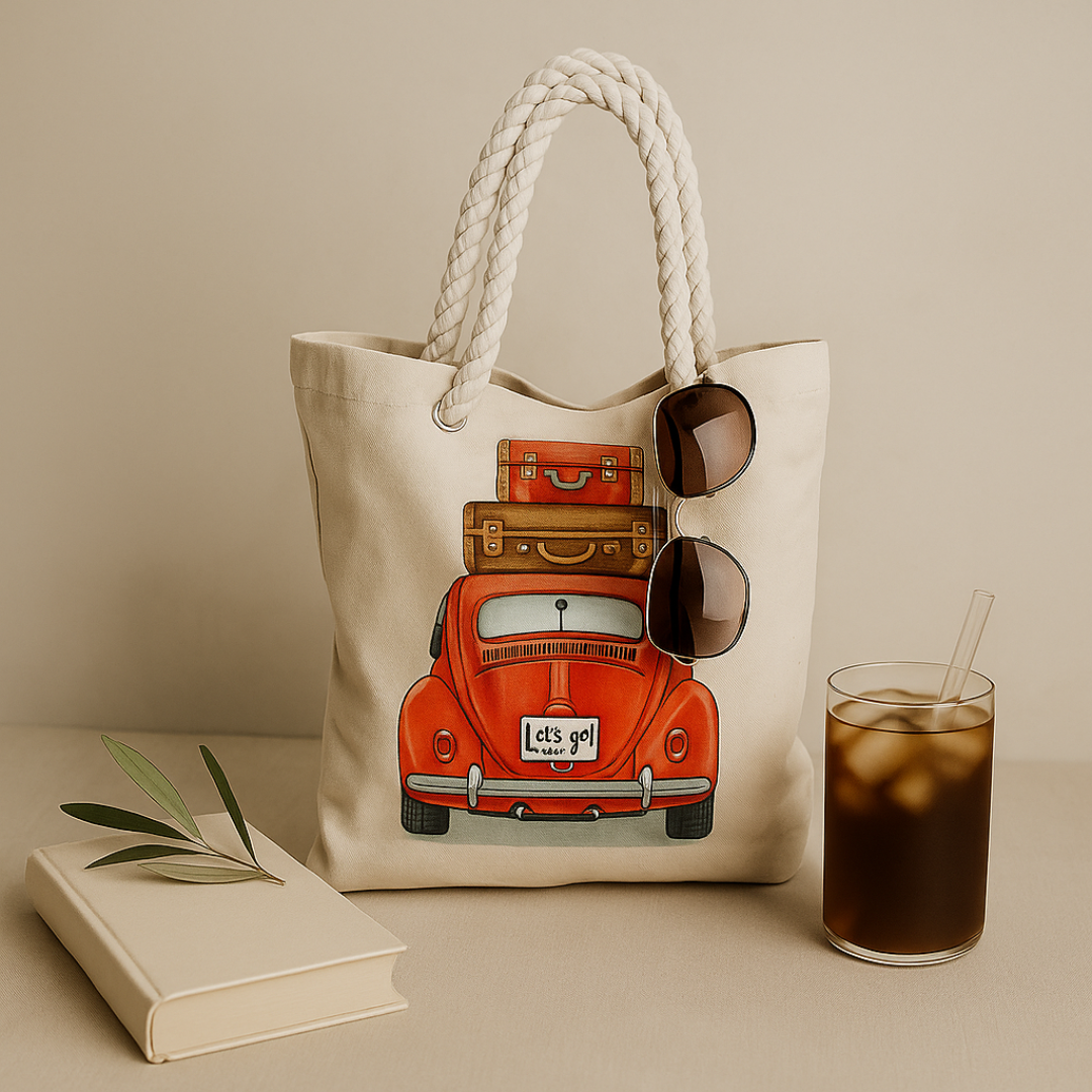 Bolsa tote cordón grueso